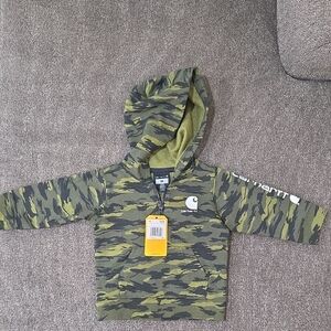 Carhartt Kids Green Camouflage Hoodie